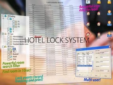 Κίνα Ισχυρό φίλτρο αναζήτησης δωματίων συστημάτων V5.80 κλειδαριών ξενοδοχείων διεπαφών κλειδαριών PMS καρτών προμηθευτής