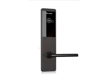Το μαύρο σύστημα κλειδαριών πορτών πρόσβασης καρτών, Rfid βάσισε το σύστημα 4.8V κλειδαριών πορτών